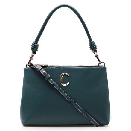 Bolsa De Ombro - Couro Azul