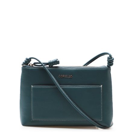Bolsa Transversal - Couro Azul