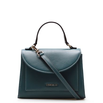 Bolsa De Mão - Couro Azul