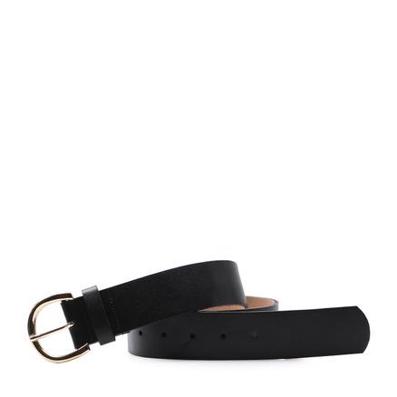Cinto Feminino - Couro Preto