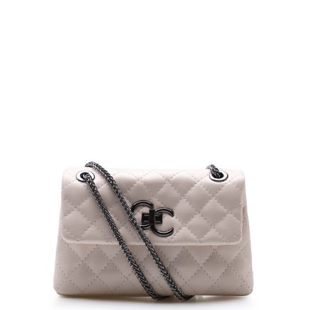 Bolsa Mini Matelassê - Couro Off White