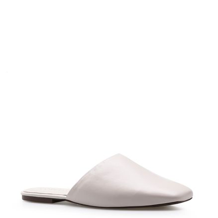 Mule Minimal - Couro Off White