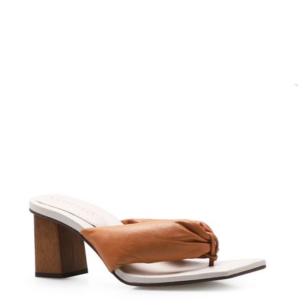Mule Pillow - Couro Marrom