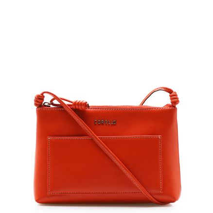 Bolsa Transversal - Couro Laranja