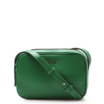 Bolsa Transversal - Couro Verde Folha
