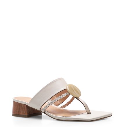 Mule Ornament - Couro Off White