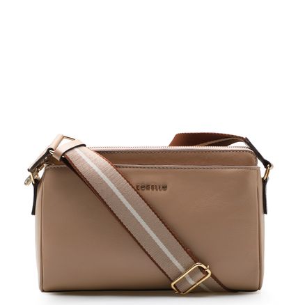 Bolsa Transversal Agnes - Couro Nude