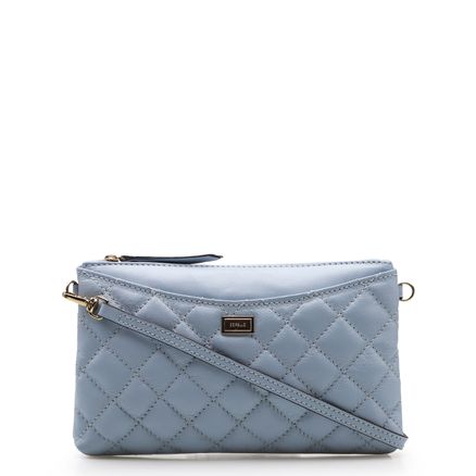 Bolsa Transversal - Couro Azul