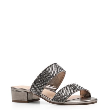 Mule Strass - Prata Velho