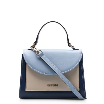 Bolsa De Mão - Couro Azul