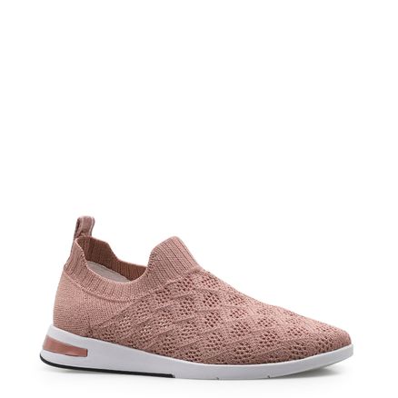Slip On Comfy - Malha Knit Rosa