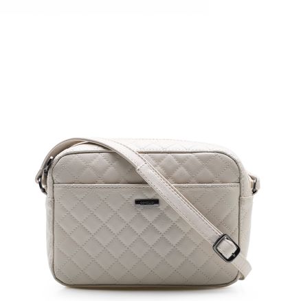 Bolsa Transversal Matelassê - Alternativo Off White