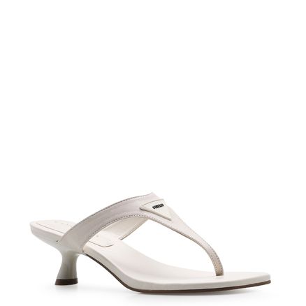 Mule Flip Flop - Couro Off White