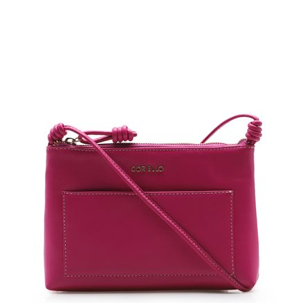Bolsa Transversal - Couro Rosa