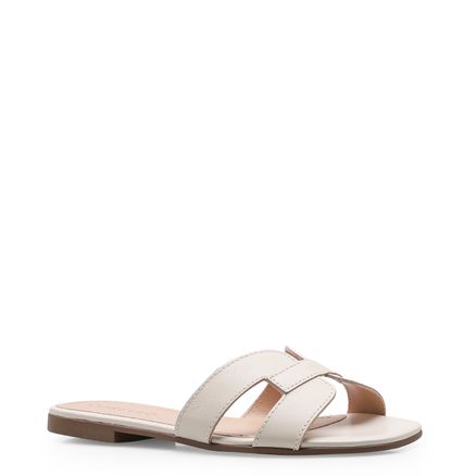 Rasteirinha - Couro Off White