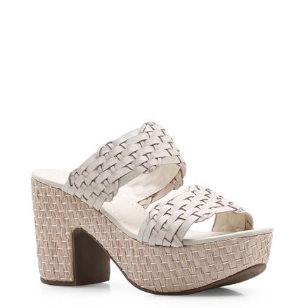 Mule Tressê Meia Pata - Off White