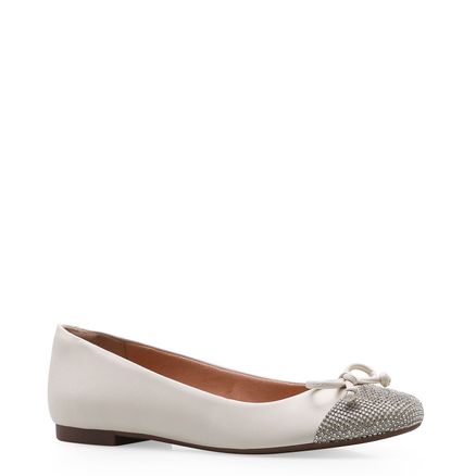 Sapatilha Strass - Alternativo Off White