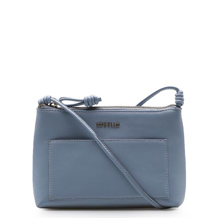 Bolsa Transversal - Couro Azul