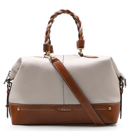 Bolsa Tote - Couro Off White
