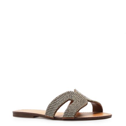 Rasteirinha Strass - Dourado