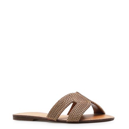 Rasteirinha Glam - Dourado