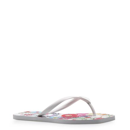 Rasteirinha Floral - Alternativo Branco