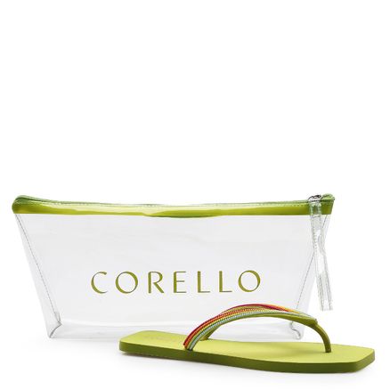 Kit Rasteirinha e Necessaire - Verde