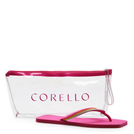 Kit Rasteirinha e Necessaire - Rosa