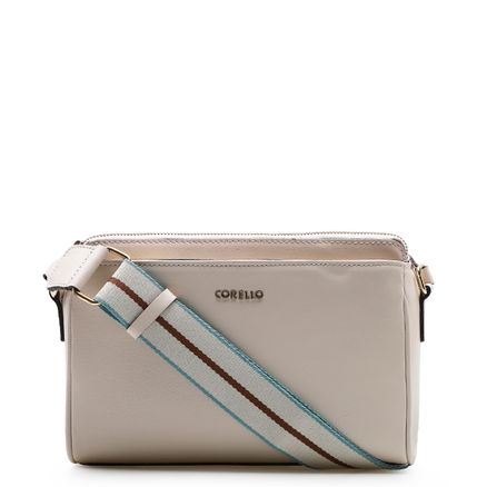 Bolsa Transversal Agnes - Couro Off White