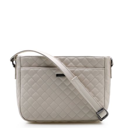 Bolsa Transversal Matelassê - Alternativo Off White