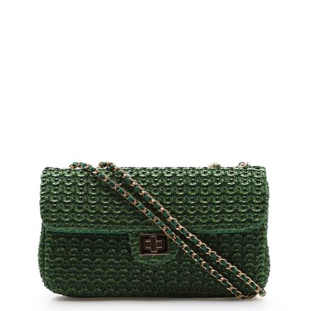 Bolsa Transversal - Couro Verde