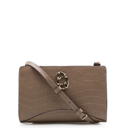 Bolsa Transversal Diana - Croco Bege