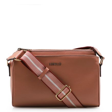 Bolsa Transversal Agnes - Couro Rose