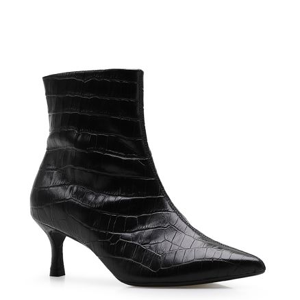 Bota Daisy - Croco Preto