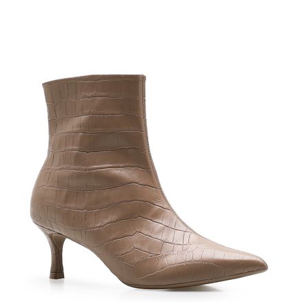 Bota Daisy - Croco Bege