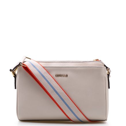 Bolsa Transversal Agnes - Couro Off White