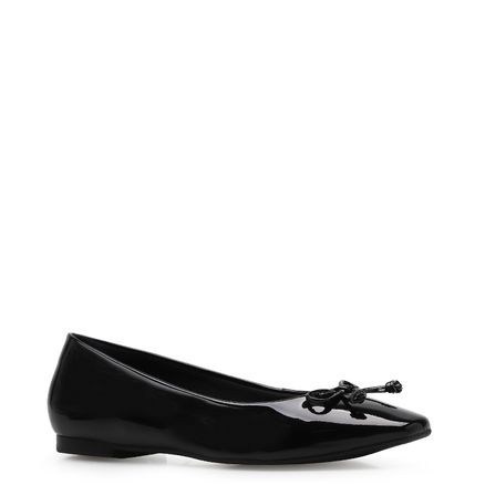 Sapatilha Laço - Verniz Preto