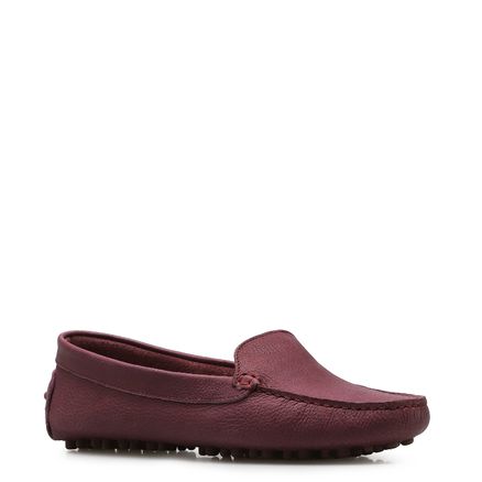 Mocassim - Couro Vinho
