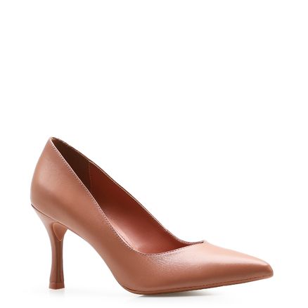 Scarpin Classic - Couro Rosa