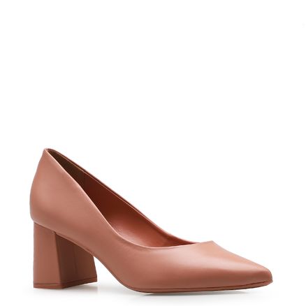 Scarpin Classic - Couro Rosa