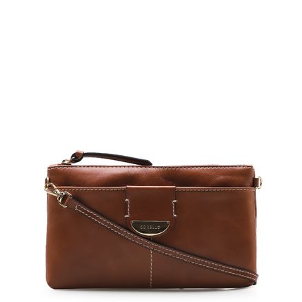 Bolsa Transversal - Couro Marrom