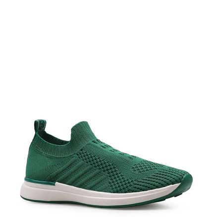 Slip On - Malha Knit Verde