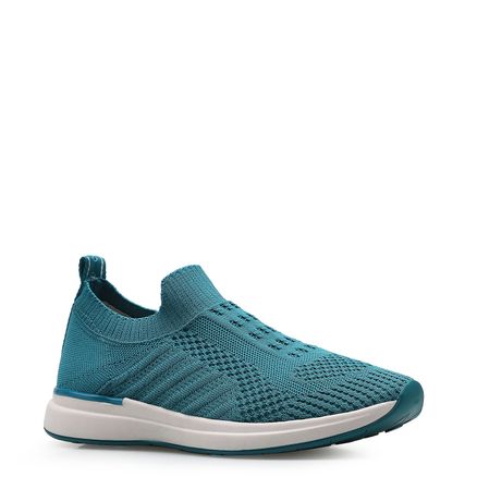 Slip On - Malha Knit Azul