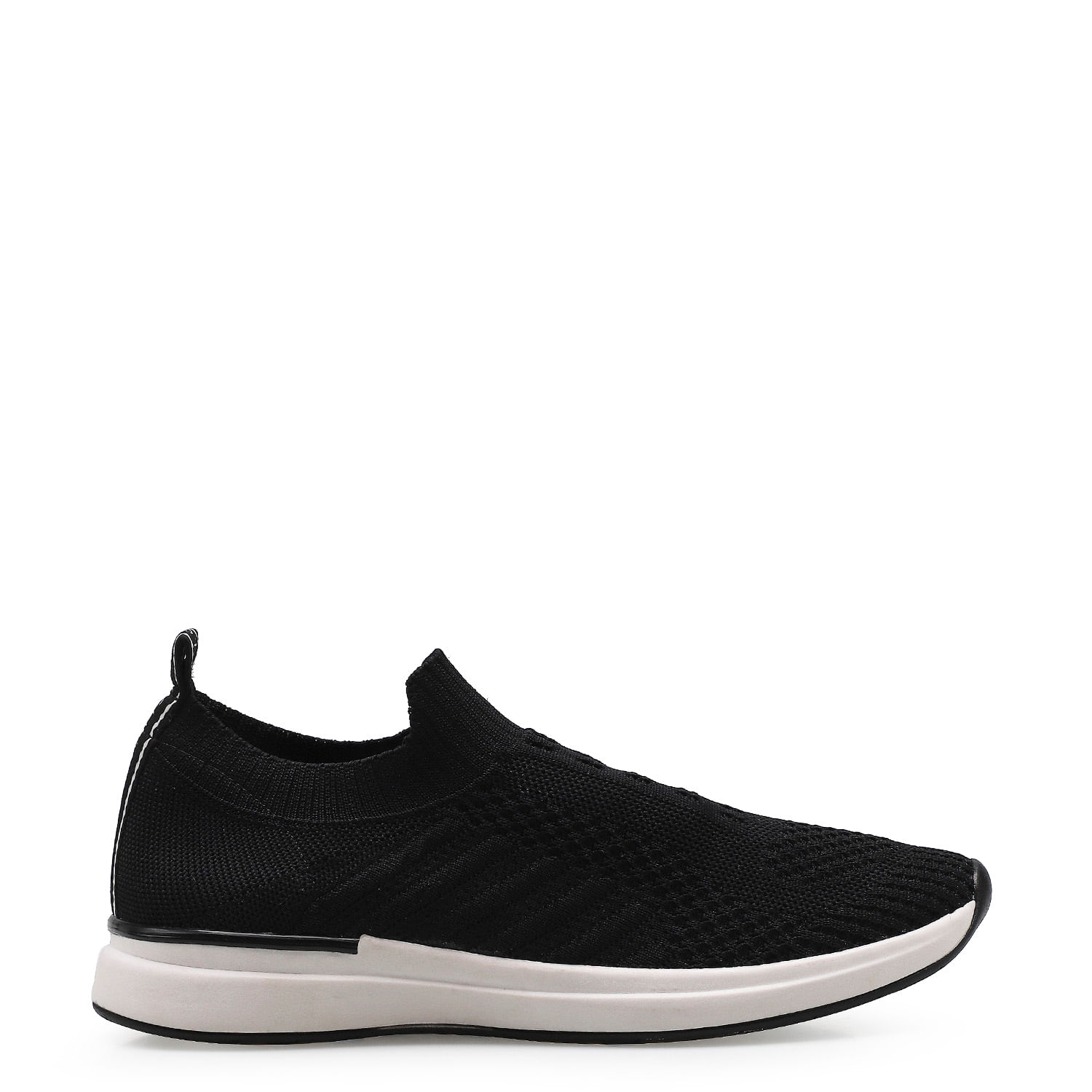Tenis Corello Slip On Corello Preto Slip On Malha Knit Preto