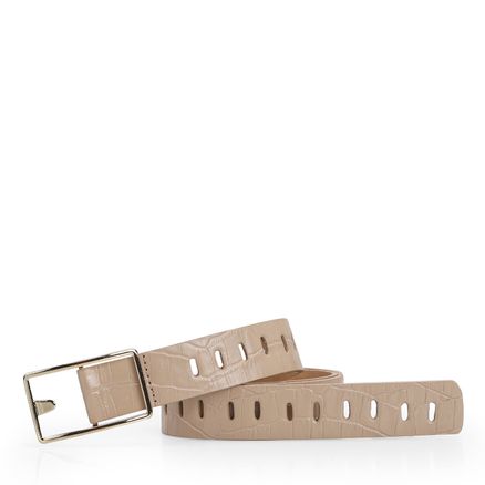 Cinto - Croco Bege
