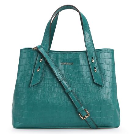 Bolsa Tote Croco - Croco Verde
