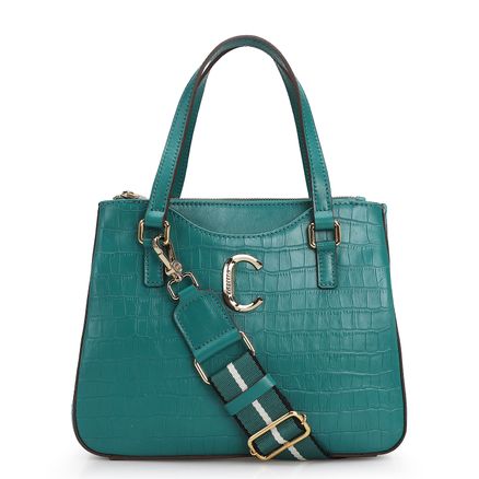 Bolsa Tote Pietra - Croco Verde
