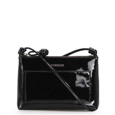 Bolsa Transversal - Verniz Preto