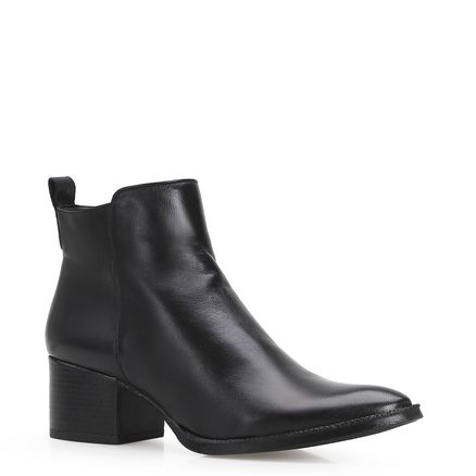 Bota Anna - Couro Preto