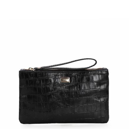 Bolsa Pequena - Croco Preto